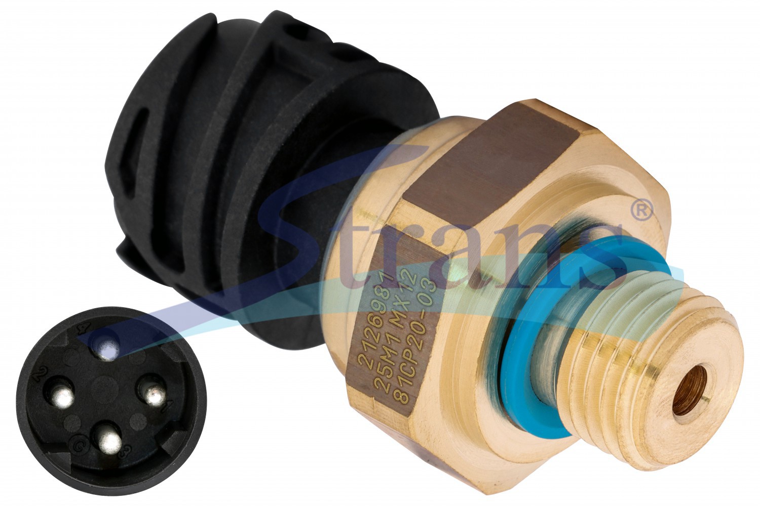 Датчик Тиску Турбіни Daf Xf105/Xf106 Euro 6 M14*1.5Mm 4 Pin